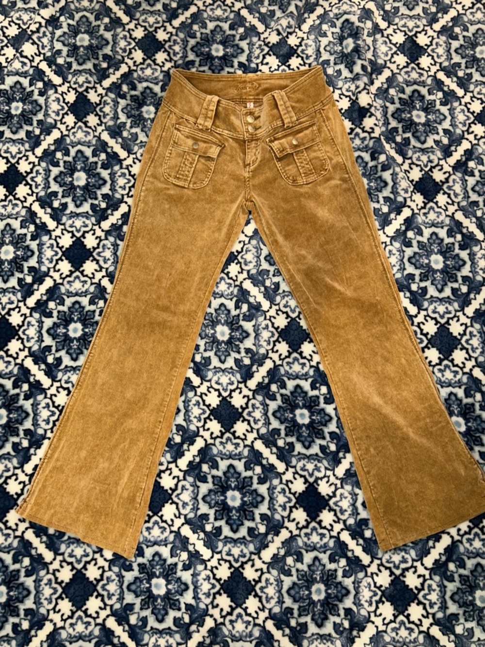 Younique Camel Brown Boot Cut Jeans mid waisted